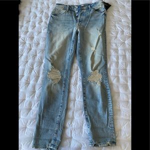 MOTHER The Super Stunner Ankle Jeans